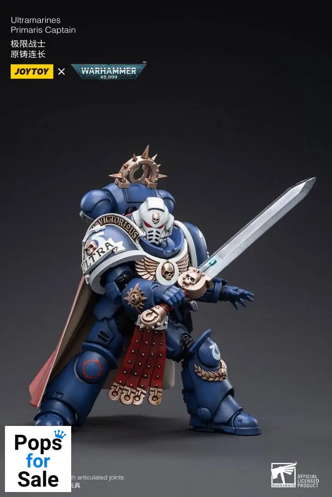 Warhammer 40k Action Figure 1/18 Ultramarines Primaris Captain 12 cm