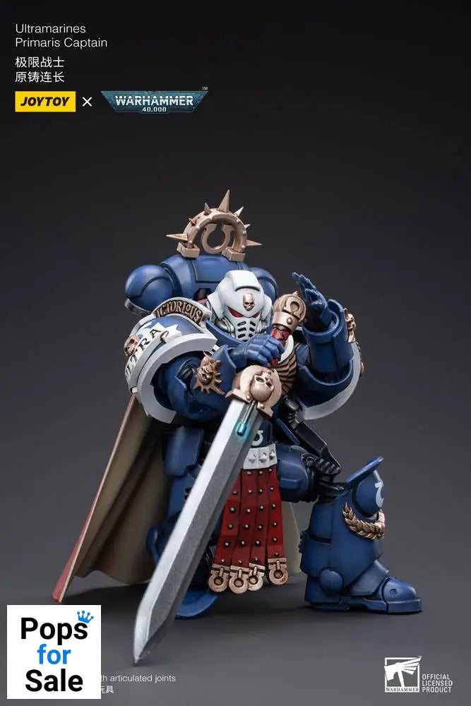 Warhammer 40k Action Figure 1/18 Ultramarines Primaris Captain 12 cm Action figures