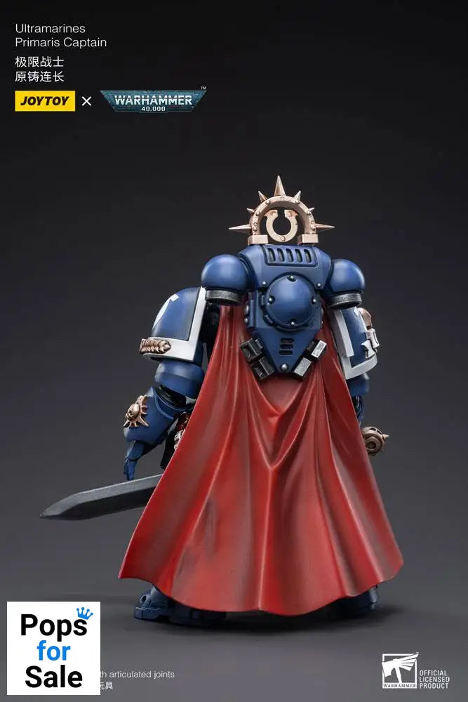 Warhammer 40k Action Figure 1/18 Ultramarines Primaris Captain 12 cm