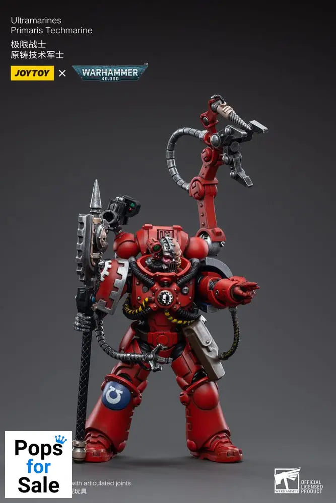 Warhammer 40k Action Figure 1/18 Ultramarines Primaris Techmarine 12 cm Action figures