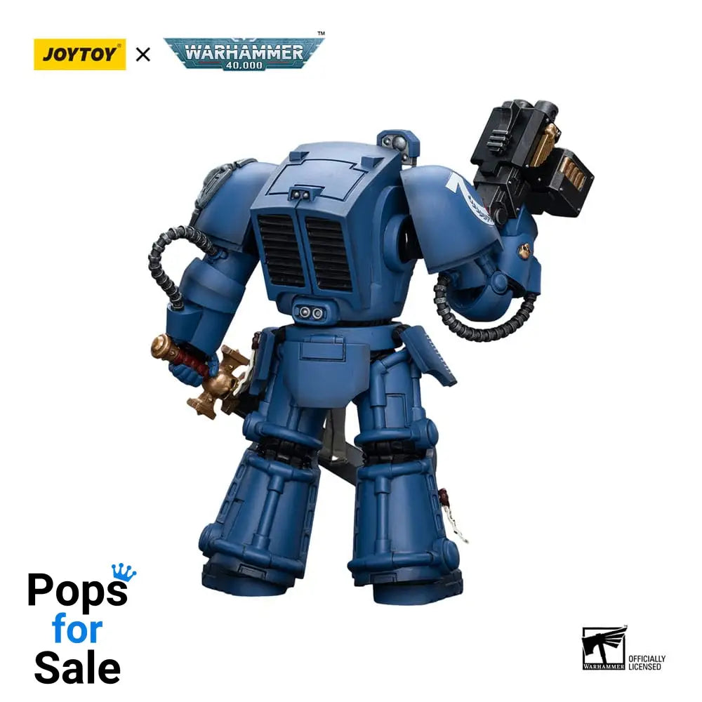 Warhammer 40k Action Figure 1/18 Ultramarines Terminator Squad Sergeant with Power Sword and Teleport Homer 12 cm