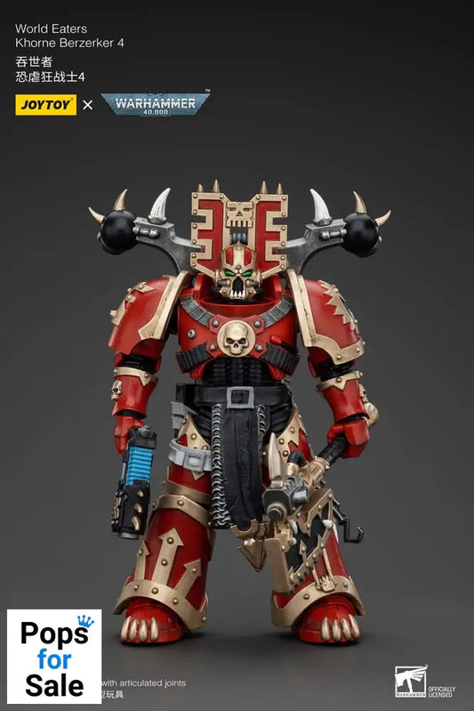 Warhammer 40k Action Figure 1/18 World Eaters Khorne Berzerker 4 13 cm Action figures