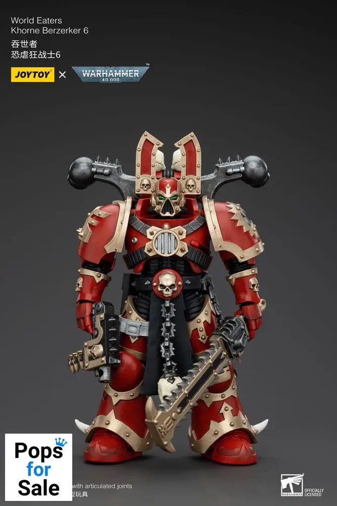 Warhammer 40k Action Figure 1/18 World Eaters Khorne Berzerker 6 13 cm Action figures