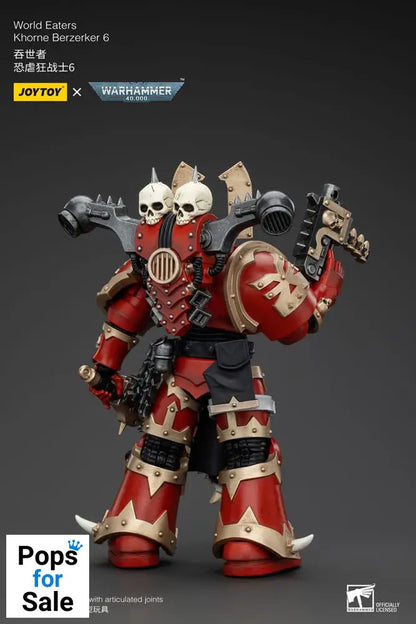 Warhammer 40k Action Figure 1/18 World Eaters Khorne Berzerker 6 13 cm