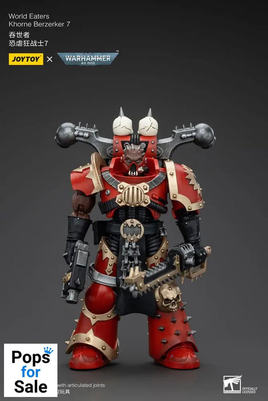 Warhammer 40k Action Figure 1/18 World Eaters Khorne Berzerker 7 13 cm Action figures