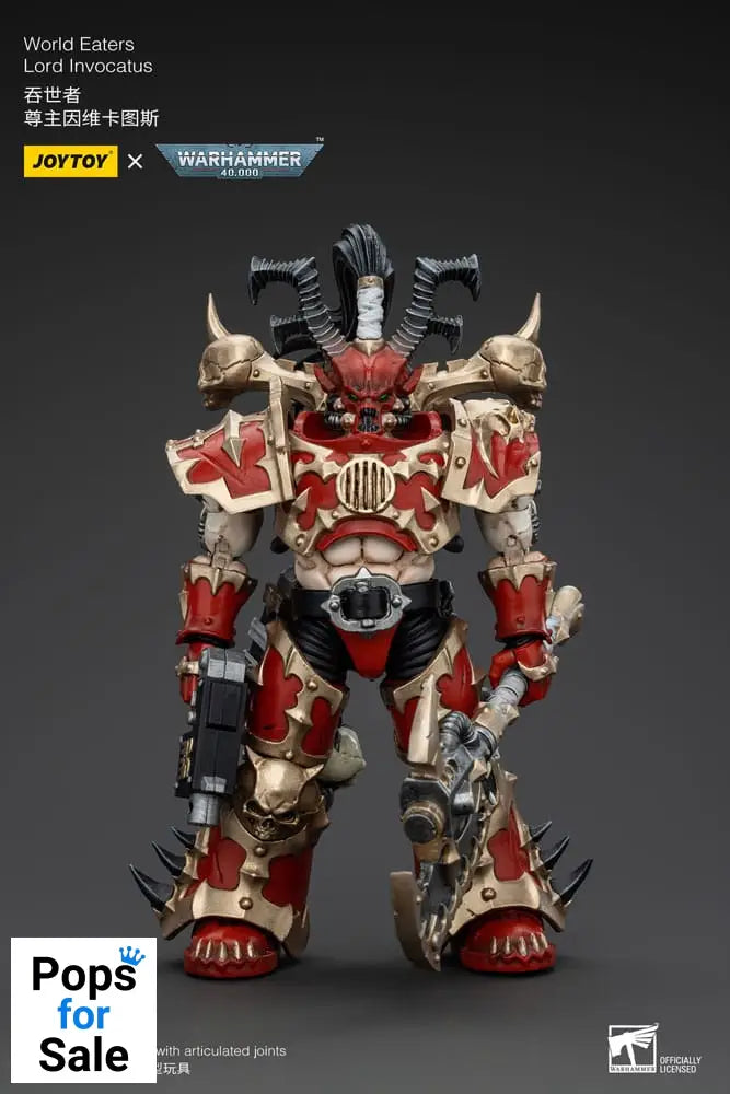 Warhammer 40k Action Figure 1/18 World Eaters Lord Invocatus 13 cm Action figures
