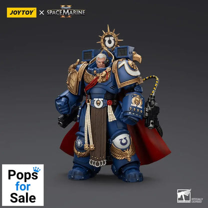 Warhammer 40k Action Figure Ultramarines Marneus Calgar Chapter Master with MKX Gravis Armour and Gauntlets of Ultramar