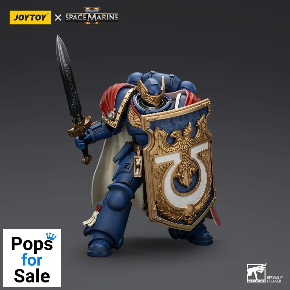 Warhammer 40k Action Figure Ultramarines Victrix Honour Guardwith Storm Shield And Power Sword 20 cm