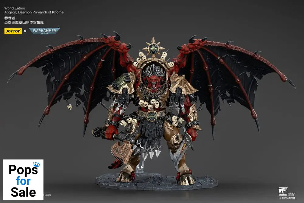Warhammer 40k Actionfigur World Eaters Angron Daemon Primarch of Khorne 48 cm