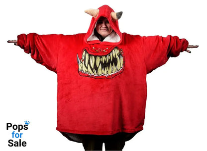 Warhammer 40K Oversized Hoodie Blanket Squig Red