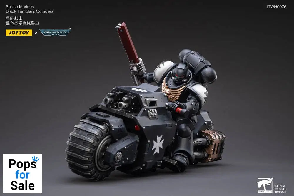 Warhammer 40k Vehicle 1/18 Black Templars Outrider Bike 22 cm