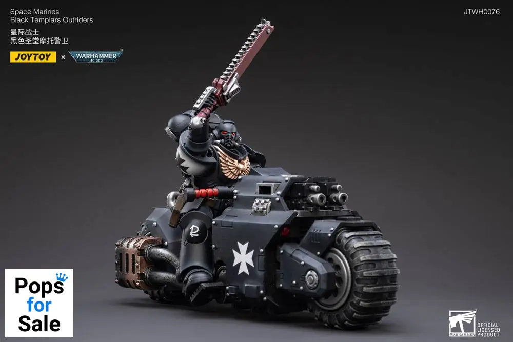 Warhammer 40k Vehicle 1/18 Black Templars Outrider Bike 22 cm