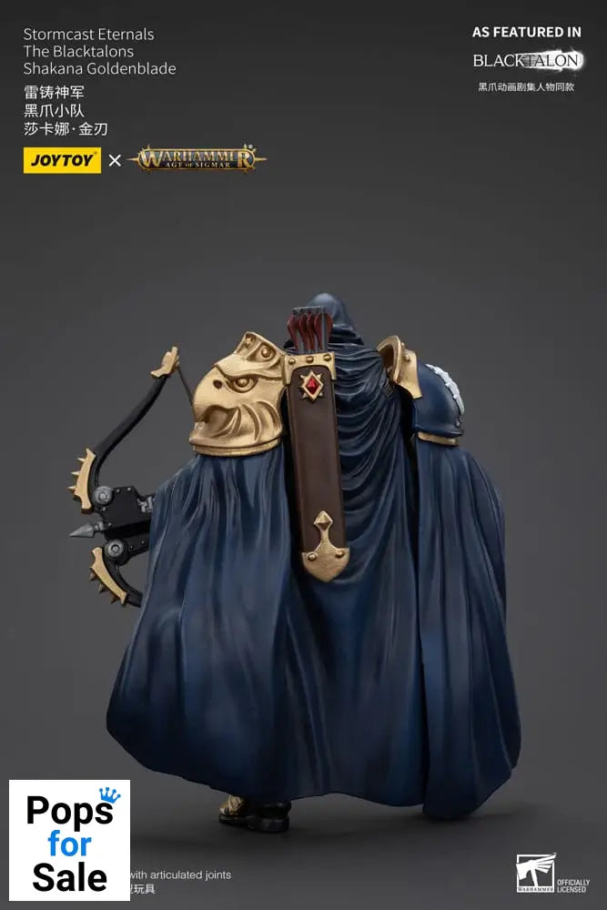 Warhammer Age of Sigmar Actionfigur Stormcast Eternals The Blacktalons Shakana Goldenblade 20 cm