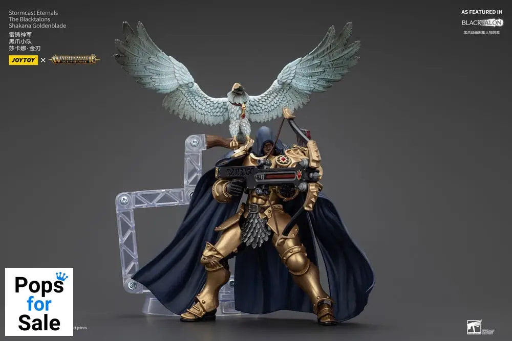 Warhammer Age of Sigmar Actionfigur Stormcast Eternals The Blacktalons Shakana Goldenblade 20 cm