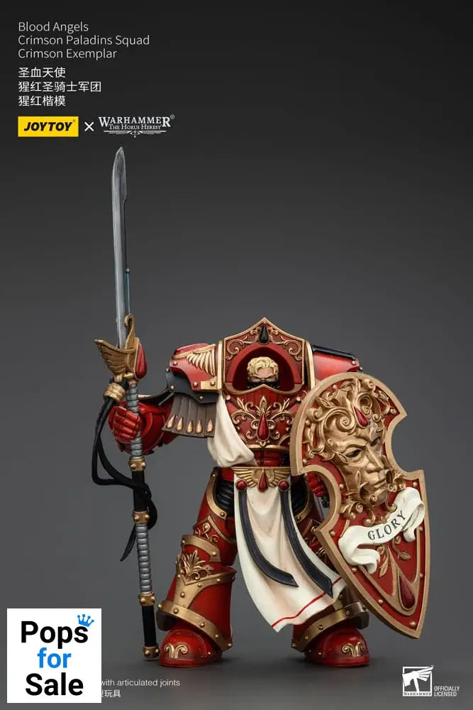 Warhammer The Horus Heresy Action Figure 1/18 Blood Angels Crimson Paladins Squad Crimson Exemplar 14 cm Action figures