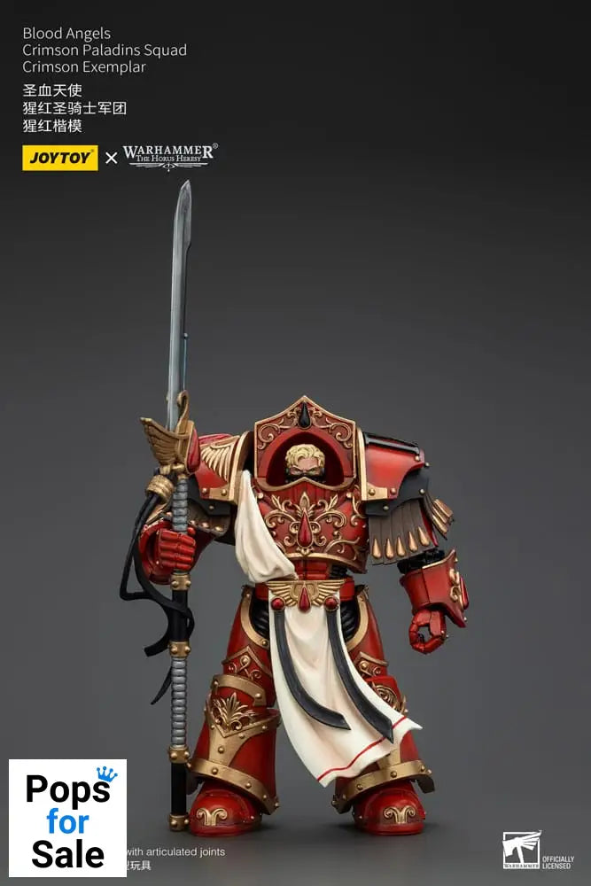 Warhammer The Horus Heresy Action Figure 1/18 Blood Angels Crimson Paladins Squad Crimson Exemplar 14 cm Action figures