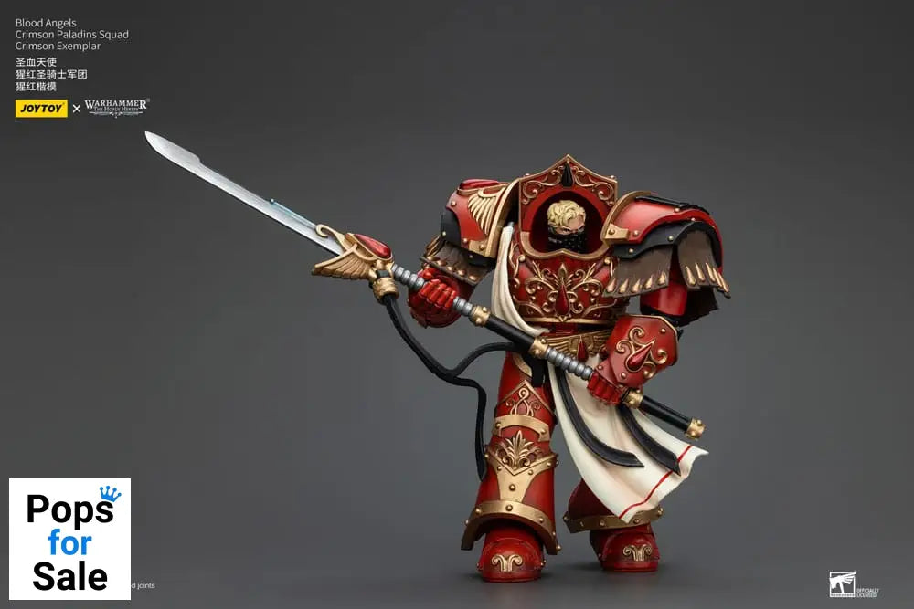 Warhammer The Horus Heresy Action Figure 1/18 Blood Angels Crimson Paladins Squad Crimson Exemplar 14 cm