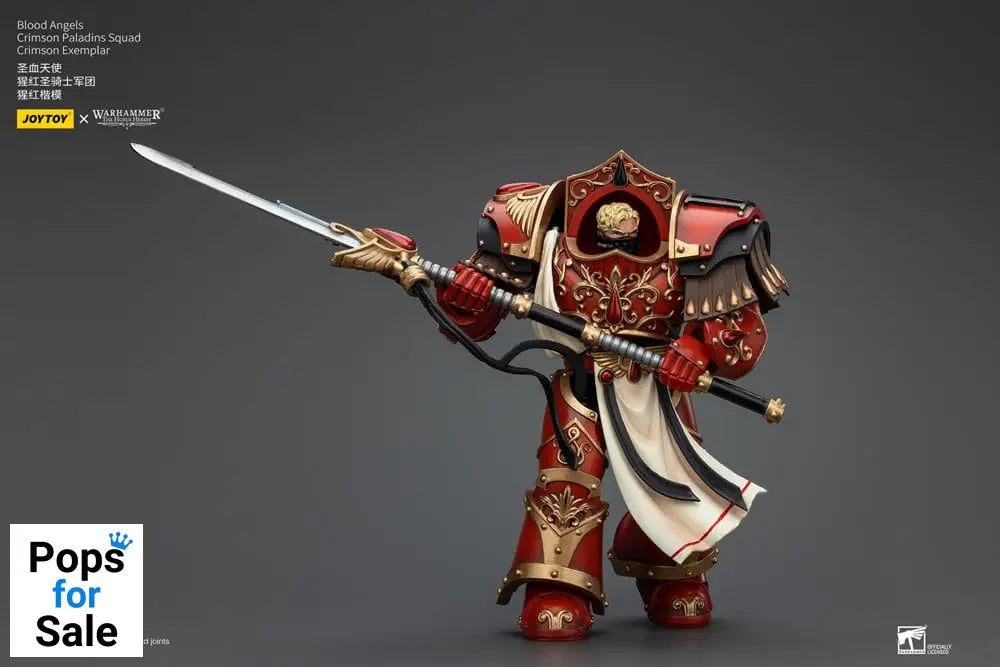 Warhammer The Horus Heresy Action Figure 1/18 Blood Angels Crimson Paladins Squad Crimson Exemplar 14 cm