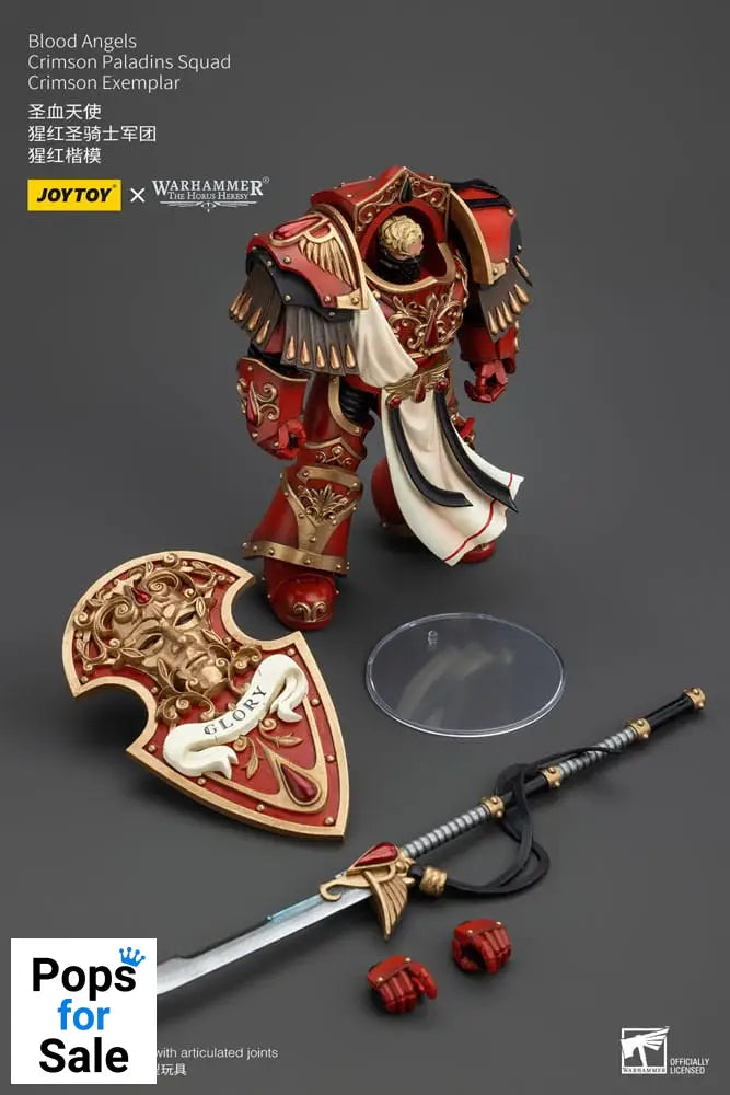 Warhammer The Horus Heresy Action Figure 1/18 Blood Angels Crimson Paladins Squad Crimson Exemplar 14 cm Action figures