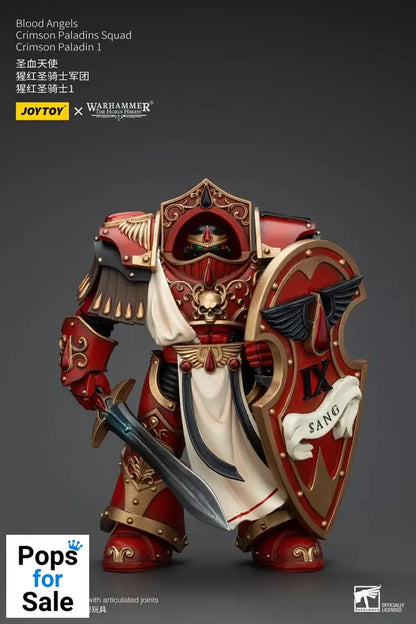 Warhammer The Horus Heresy Action Figure 1/18 Blood Angels Crimson Paladins Squad Crimson Paladin 1 14 cm