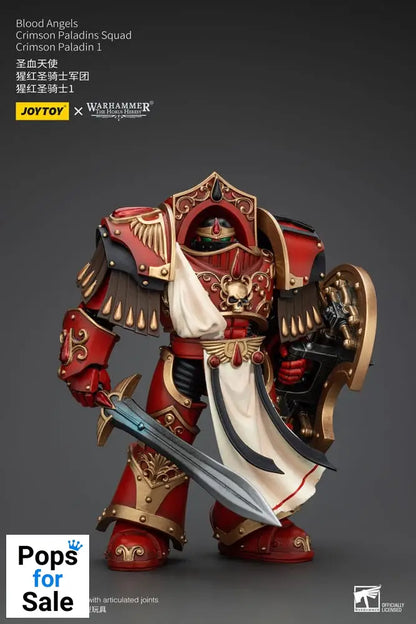 Warhammer The Horus Heresy Action Figure 1/18 Blood Angels Crimson Paladins Squad Crimson Paladin 1 14 cm