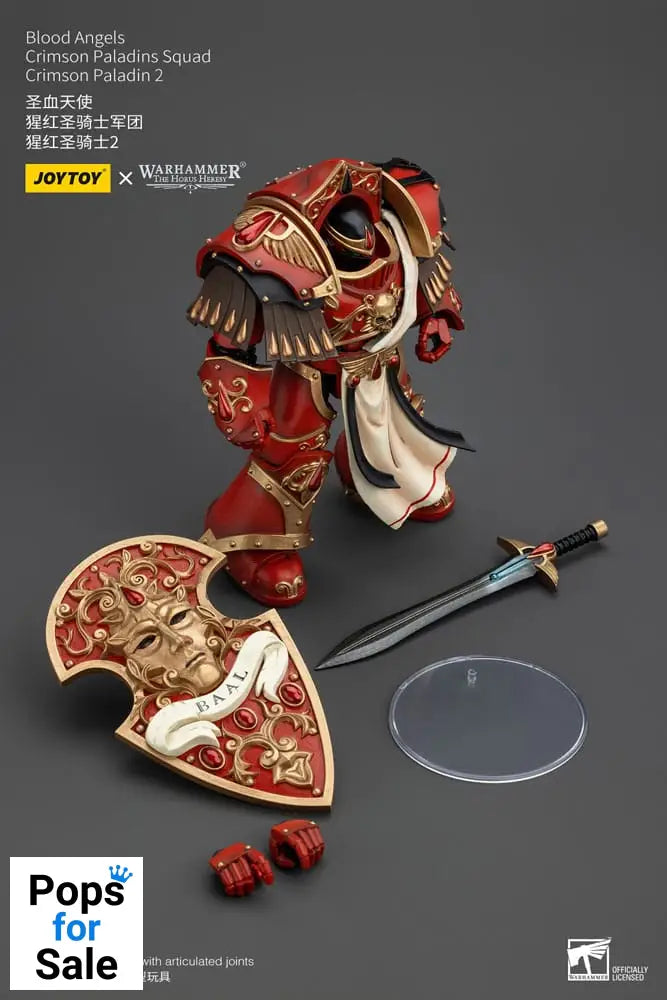 Warhammer The Horus Heresy Action Figure 1/18 Blood Angels Crimson Paladins Squad Crimson Paladin 2 14 cm