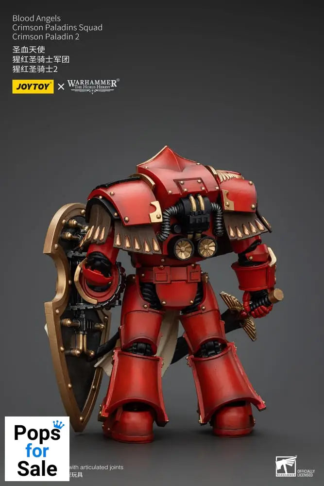 Warhammer The Horus Heresy Action Figure 1/18 Blood Angels Crimson Paladins Squad Crimson Paladin 2 14 cm Action figures