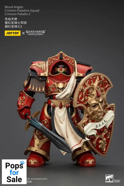 Warhammer The Horus Heresy Action Figure 1/18 Blood Angels Crimson Paladins Squad Crimson Paladin 2 14 cm