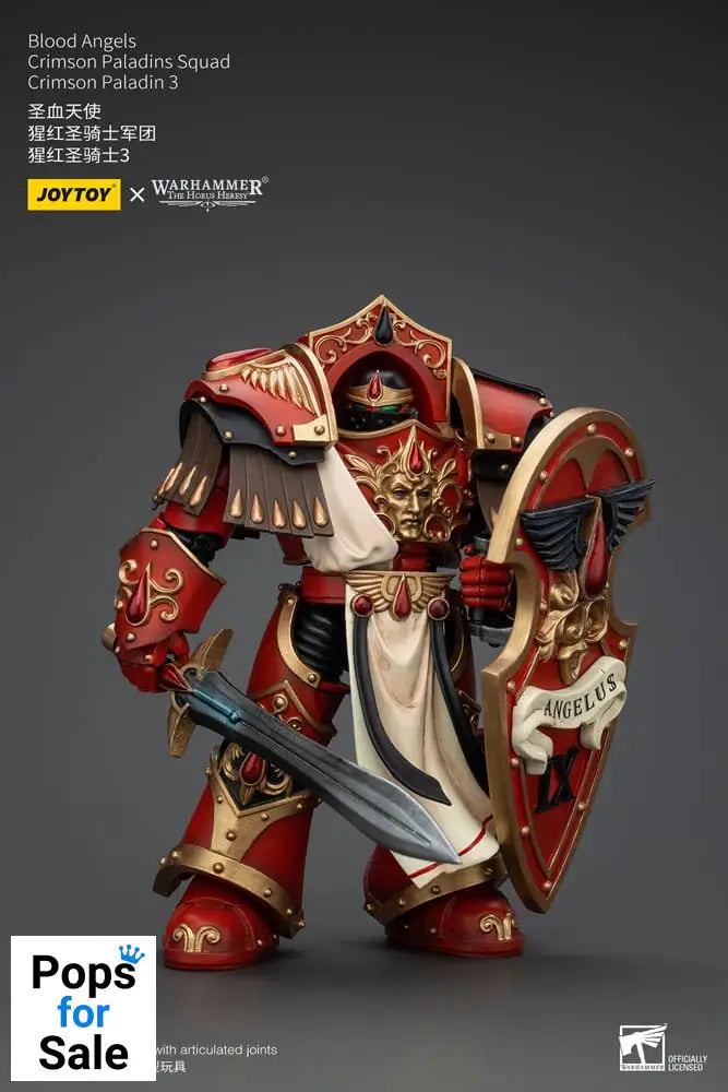 Warhammer The Horus Heresy Action Figure 1/18 Blood Angels Crimson Paladins Squad Crimson Paladin 3 14 cm