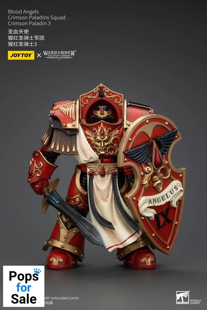 Warhammer The Horus Heresy Action Figure 1/18 Blood Angels Crimson Paladins Squad Crimson Paladin 3 14 cm Action figures