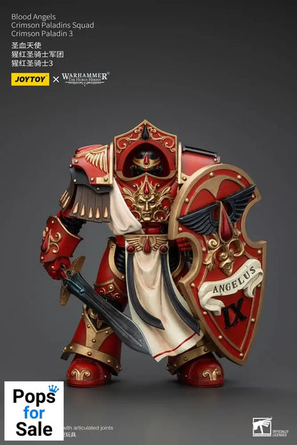 Warhammer The Horus Heresy Action Figure 1/18 Blood Angels Crimson Paladins Squad Crimson Paladin 3 14 cm Action figures