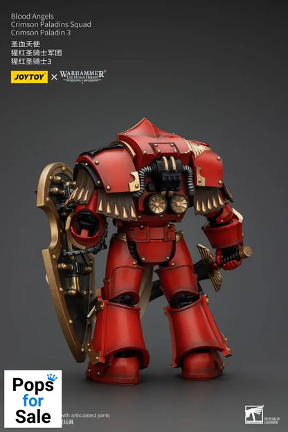 Warhammer The Horus Heresy Action Figure 1/18 Blood Angels Crimson Paladins Squad Crimson Paladin 3 14 cm