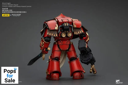 Warhammer The Horus Heresy Action Figure 1/18 Blood Angels Crimson Paladins Squad Crimson Paladin with Iliastus Assault Cannon 14 cm