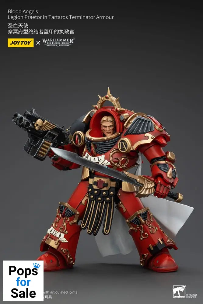 Warhammer The Horus Heresy Action Figure 1/18 Blood Angels Legion Praetor in Tartaros Terminator Armour 14 cm Action