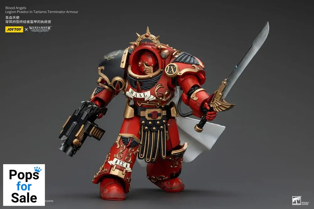 Warhammer The Horus Heresy Action Figure 1/18 Blood Angels Legion Praetor in Tartaros Terminator Armour 14 cm