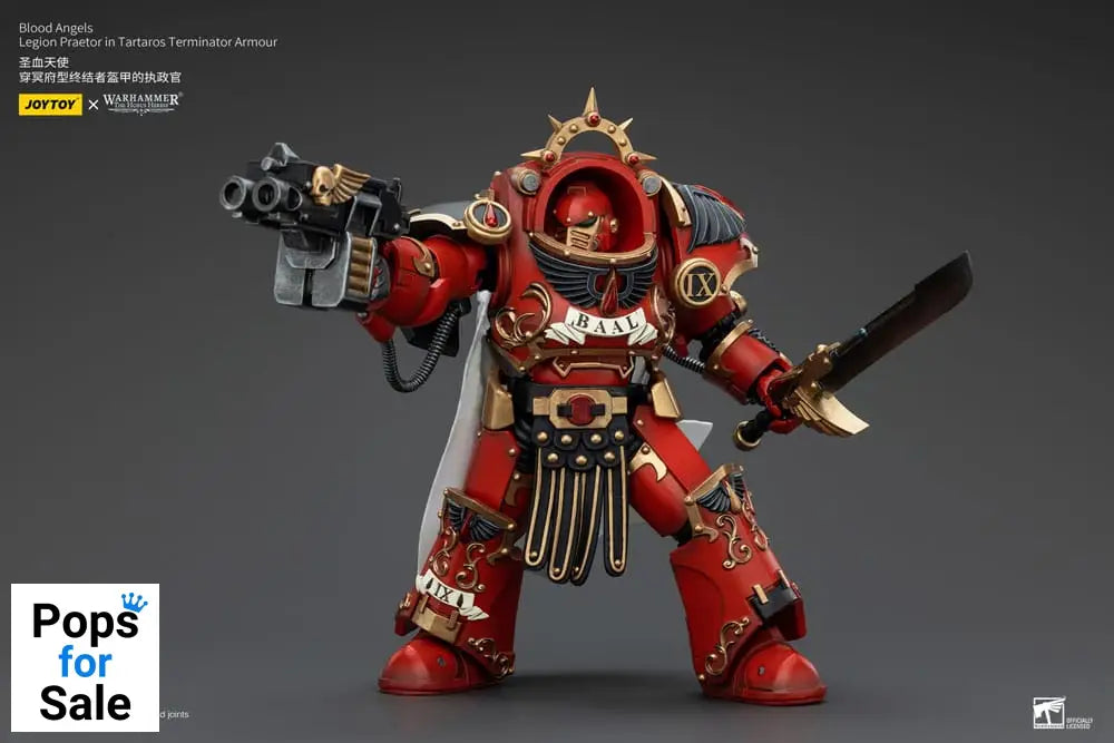 Warhammer The Horus Heresy Action Figure 1/18 Blood Angels Legion Praetor in Tartaros Terminator Armour 14 cm