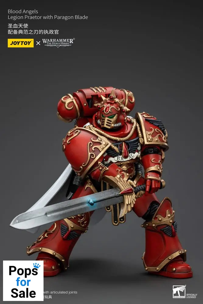 Warhammer The Horus Heresy Action Figure 1/18 Blood Angels Legion Praetor with Paragon Blade 13 cm