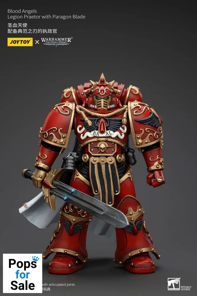 Warhammer The Horus Heresy Action Figure 1/18 Blood Angels Legion Praetor with Paragon Blade 13 cm