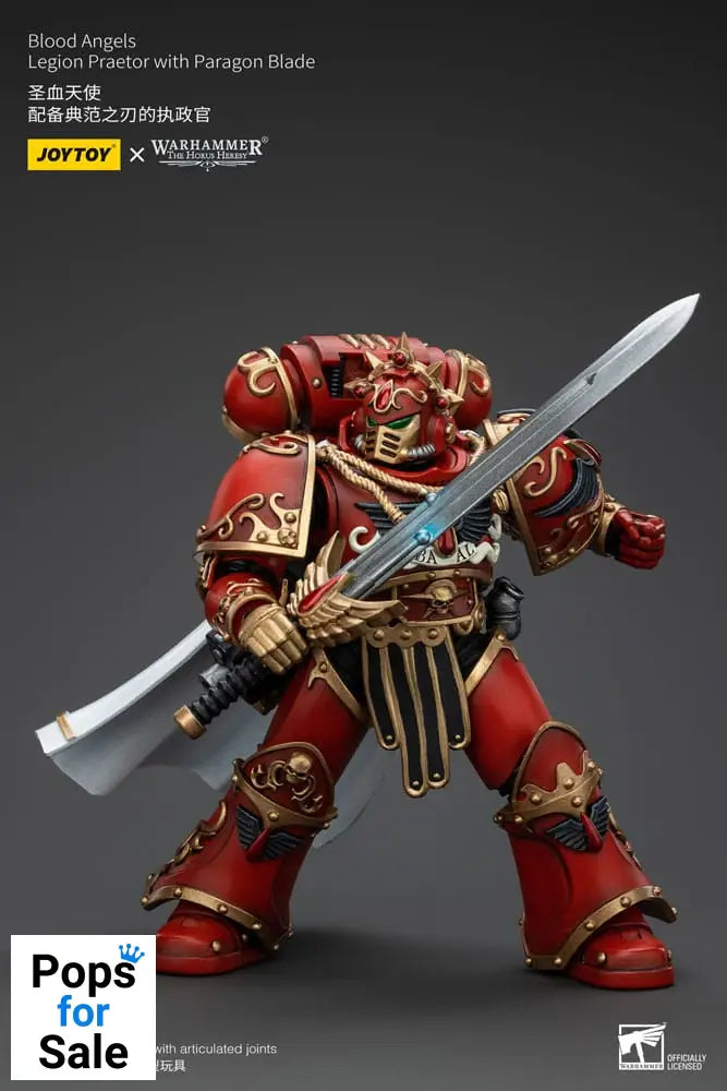 Warhammer The Horus Heresy Action Figure 1/18 Blood Angels Legion Praetor with Paragon Blade 13 cm Action figures