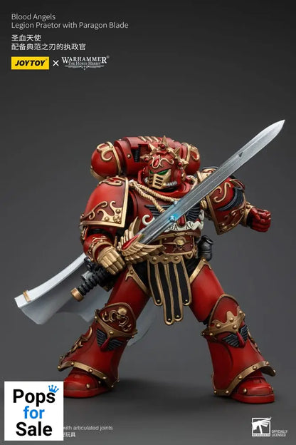 Warhammer The Horus Heresy Action Figure 1/18 Blood Angels Legion Praetor with Paragon Blade 13 cm Action figures