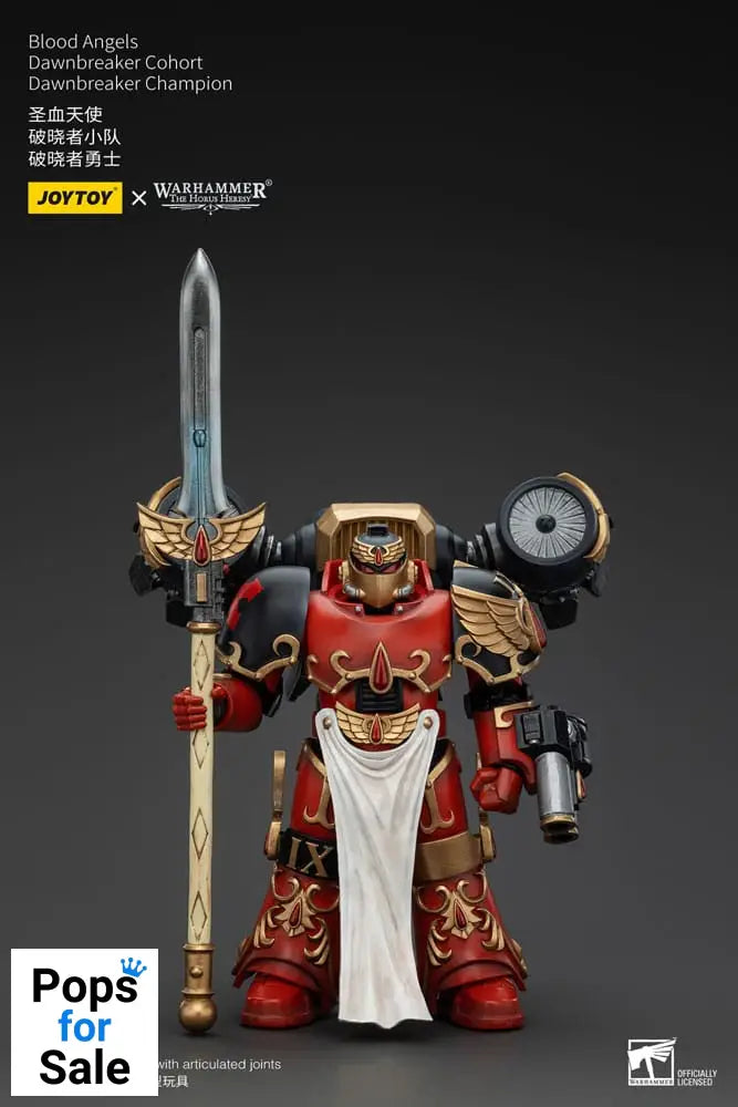 Warhammer The Horus Heresy Action Figure 1/18 Blood Angels Raldoron First Captain of the Blood Angels 13 cm