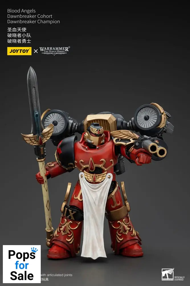 Warhammer The Horus Heresy Action Figure 1/18 Blood Angels Raldoron First Captain of the Blood Angels 13 cm