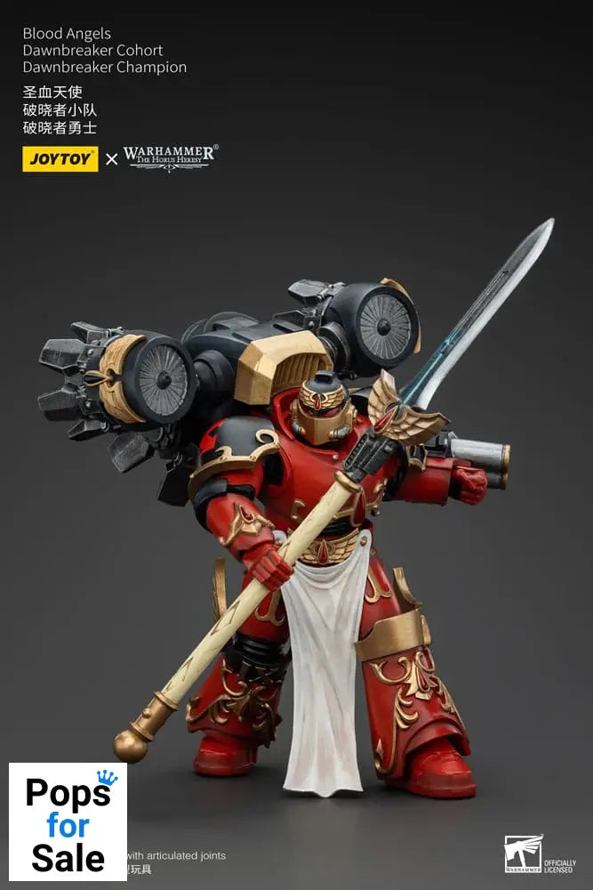 Warhammer The Horus Heresy Action Figure 1/18 Blood Angels Raldoron First Captain of the Blood Angels 13 cm