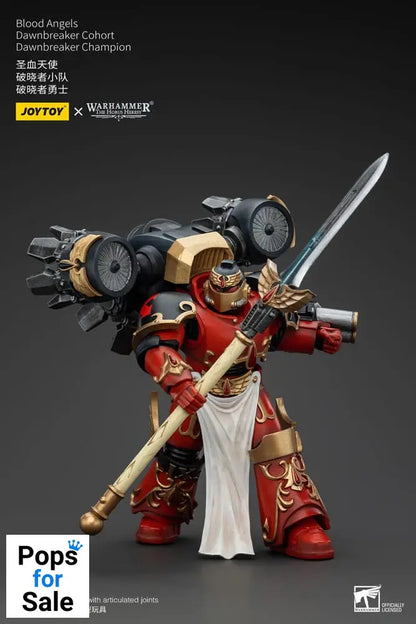 Warhammer The Horus Heresy Action Figure 1/18 Blood Angels Raldoron First Captain of the Blood Angels 13 cm