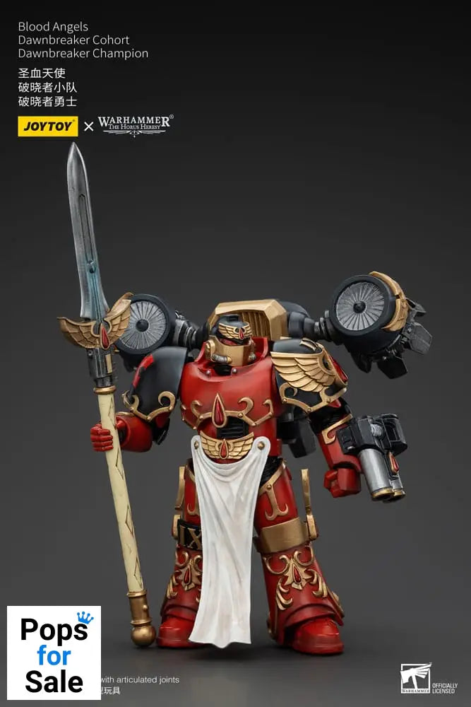 Warhammer The Horus Heresy Action Figure 1/18 Blood Angels Raldoron First Captain of the Blood Angels 13 cm
