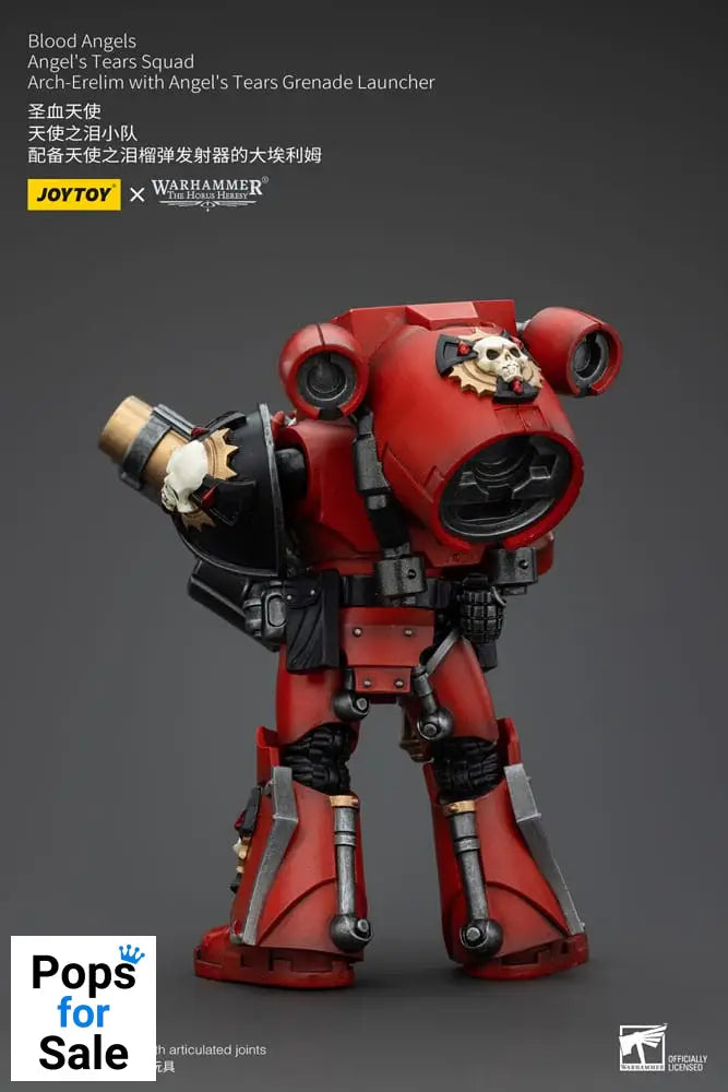 Warhammer The Horus Heresy Action Figure 1/18 Blood Angels Angel's Tears Squad Arch-Erelim with Angel's Tears Grenade Launcher 12 cm