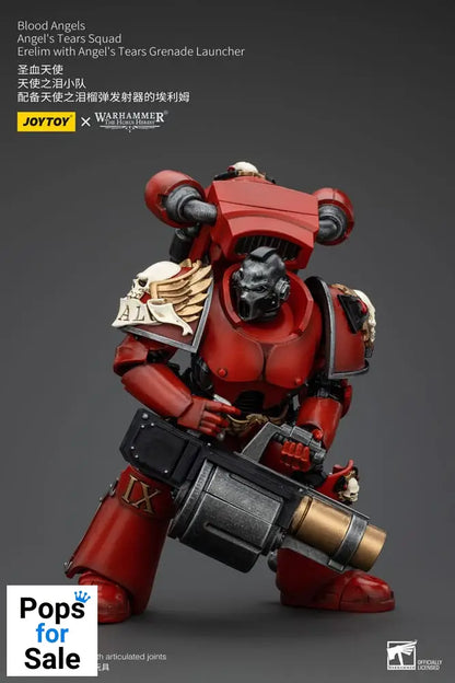 Warhammer The Horus Heresy Action Figure 1/18 Blood Angels Angel's Tears Squad Erelim with Angel's Tears Grenade Launcher 12 cm
