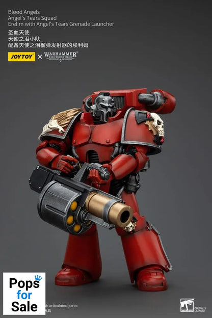 Warhammer The Horus Heresy Action Figure 1/18 Blood Angels Angel's Tears Squad Erelim with Angel's Tears Grenade Launcher 12 cm