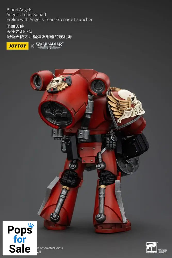 Warhammer The Horus Heresy Action Figure 1/18 Blood Angels Angel's Tears Squad Erelim with Angel's Tears Grenade Launcher 12 cm
