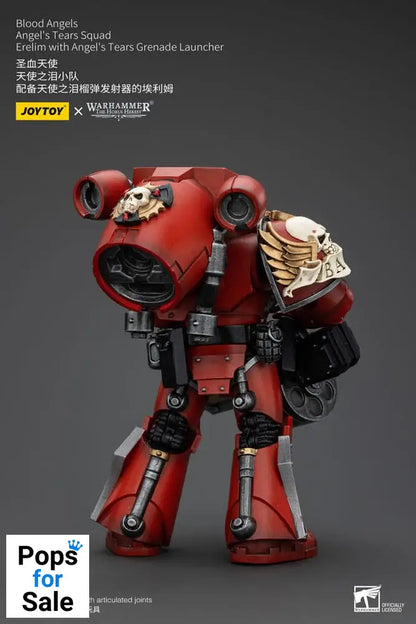 Warhammer The Horus Heresy Action Figure 1/18 Blood Angels Angel's Tears Squad Erelim with Angel's Tears Grenade Launcher 12 cm